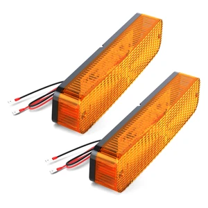 2PCS LED Flashing Cab Warning Safety Lights For John Deere 4030 4230 4430 4630 - Picture 1 of 10