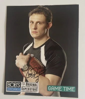 Foto autografiada de Brad Pennington de Bob's Stores Game Time Foto 1 de 4