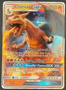 Charizard GX SM195 Pokemon Sun & Moon Black Star Promo Card Moderately Played - Picture 1 of 6