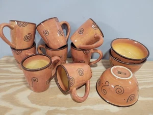 Tabletops Unlimited Ambrosia TANGERINE Ceramic Dinnerware ---PICK--- - Picture 1 of 10