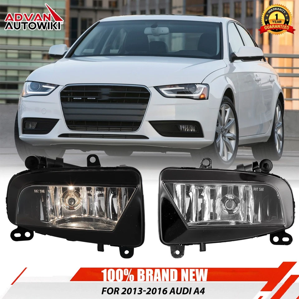 Par de luces antiniebla izquierda+derecha para Audi A4 2013 2014 2015 2016 Foto 1 de 4