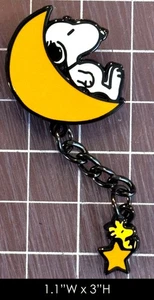 Peanuts: Snoopy Moon & Woodstock Star Enamel Pin - Picture 1 of 3
