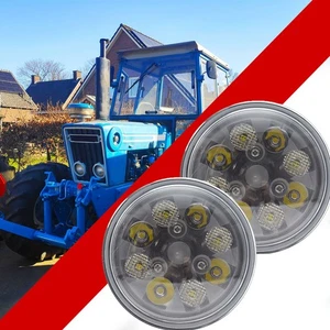 für Ford New Holland Traktor PAR36 2 Stück Sealed Beam Scheinwerfer LED 12V 24V RH/LH - Bild 1 von 7