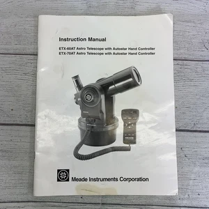 Original Instruction Manual for Meade ETX-60AT and ETX-70AT Telescopes - Picture 1 of 3