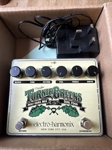 Electro-Harmonix Turnip Greens Pedal with Power Supply. Boxed. Mint - Picture 1 of 8