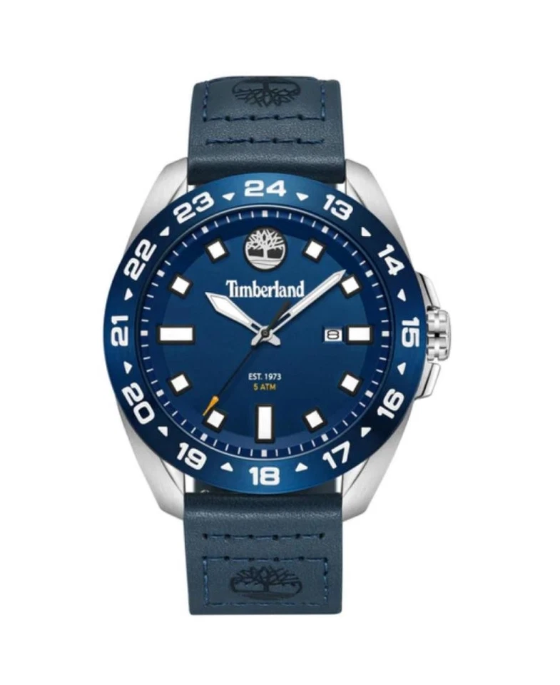 TIMBERLAND Men Analog Quartz Casual Watch Classic Dress Blue Dial Waterproof Rou - Image 1 of 4
