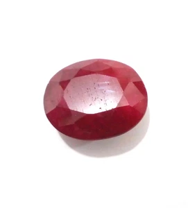 13.10 Crt Outstanding A+ Red Ruby Faceted Oval Shape Loose Gemstone For Jewelry - Picture 1 of 10