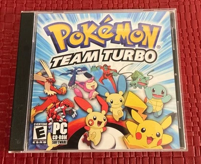 Pokemon Team Turbo PC CD Rom Video Game 2005 rare - Image 1 of 3