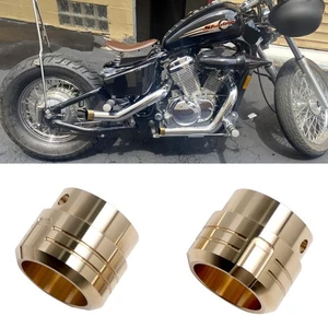 Style Copper Tips for 1.75" O.D. Exhaust Pipe – Upgrading Look, Easy Install - Picture 1 of 4