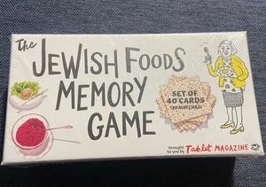 THE JEWISH FOODS MEMORY GAME - Cards By Tablet Magazine- NEW SEALED - Imagen 1 de 3