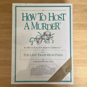 HOW TO HOST A MURDER THE LAST TRAIN FROM PARIS SEALED MURDER MYSTERY GAME - Picture 1 of 4