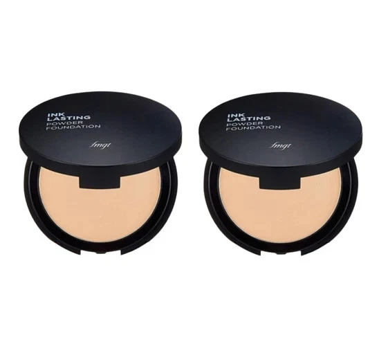 2 x Base en polvo duradera con tinta THE FACE SHOP V203 beige natural 9 g SPF30 PA++ Foto 1 de 4