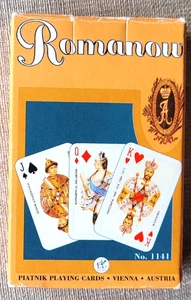 Baraja de cartas austriaca Romanow Piatnik 54, 1998 - Imagen 1 de 10