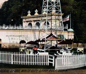 Savin Rock Amusement Park Ride Postcard West Haven CT Connecticut - Picture 1 of 3