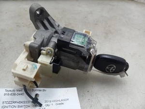 16 17 18 19 20 21 22 TOYOTA HIGHLANDER LE IGNITION SWITCH WITH KEY - Picture 1 of 12