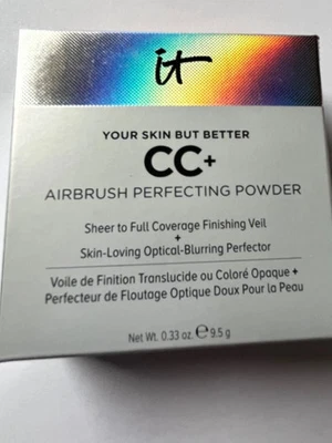 It Cosmetics Your Skin But Better CC+ Airbrush Perfecting Powder  Medium NEW NEW - Image 1 of 2