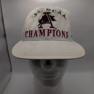 Vintage 1994 Champions Arkansas Razorbacks Hat Cap Snapback White Starter USA - Picture 1 of 11