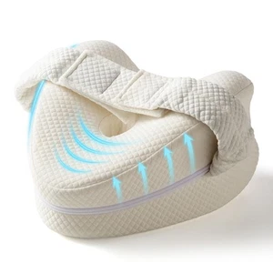 Knee Pillow for Side Sleepers Hip Pain - Between Leg Pillow for Side Sleeping... - Picture 1 of 6