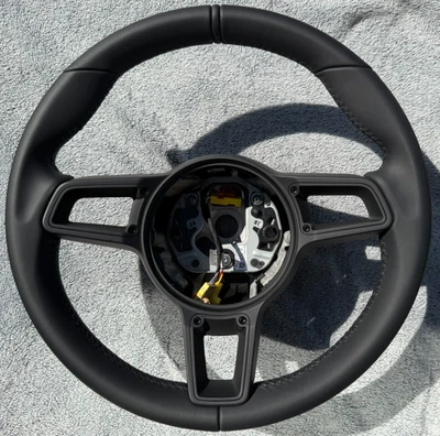 PORSCHE 991 R GT3 RS Lenkrad steering wheel Black Leather Manual - Bild 1 von 4