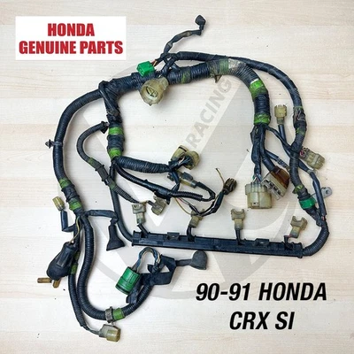 1990-1991 Honda CRX Si Engine Wire Harness MT 1.5L OEM Mechanic Special - Image 1 of 4