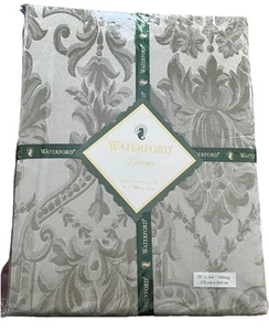 Mantel Waterford Linens 70"x 104" Oblongo Banbridge Salvia Damasco Nuevo en Paquete - Imagen 1 de 6