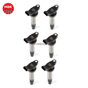 Ignition Coil Set 90919A2006 NGK U5469 OEM *6 For Toyota 4Runner Tacoma 4.0L V6 - Picture 1 of 4