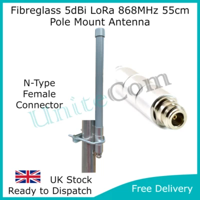 Antenna LoRa Helium NT 868 MHz tipo N 5dBi antenna RAK Syncrobit Bobcat Nebra - Immagine 1 di 4