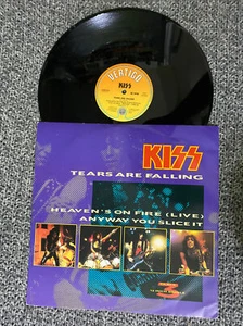 Kiss Lp 12” Tears Are Falling 1985 V. G / N. M - Picture 1 of 4