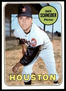 1969 Topps Dan Schneider . Houston Astros #656