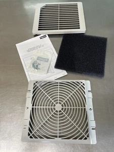 Hoffman TEP6 Fan Grille 6” Plastic W/ Filter and fasteners - Picture 1 of 7