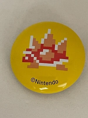 Nintendo Super Mario Bros. Spiny 1.375" (3.5 cm) Pinback Button - Image 1 of 2