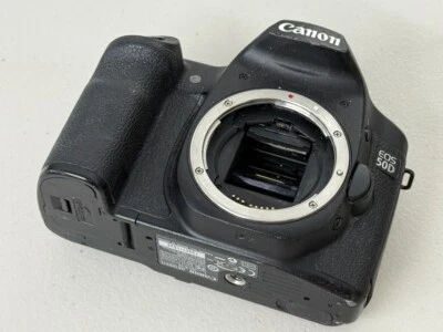 Canon EOS 50D DSLR Digital Camera 15MP Body Only – Rear Screen Damage - Image 1 of 4