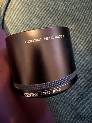 Contax 77/86 77mm 86mm Lens Adapter Step Up Ring Metal Hood 5 ,55mm & 85mm f/1.2 - Image 1 of 4