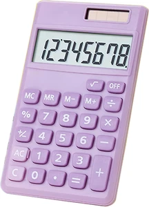 Basic Calculator, Desktop Cute Pocket Size Mini Calculators for School, Office, - Picture 1 of 9