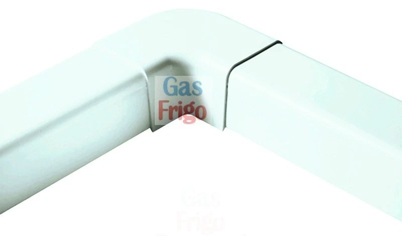 CURVA PIANA PER CANALINA 125x75 CONDIZIONATORE CLIMATIZZATORE - Immagine 1 di 1