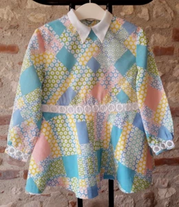 Robe fillette robe fille BAMBINO T3-4ans vintage 60 Girl dress sz 3-4yrs - Imagen 1 de 9