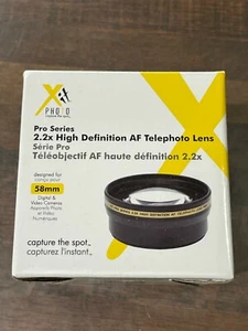 Xit Photo Pro Series 2.2x High Definition AF Telephoto Lens Ships Free! 1010 - Picture 1 of 2