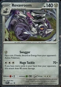 Revavroom SVP 121 Black Star Promo Cosmo Holo Pokemon Card Near Mint - Picture 1 of 1