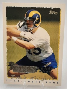 1995 Topps Football Card #238 Zach Wiegert Rookie - Picture 1 of 6