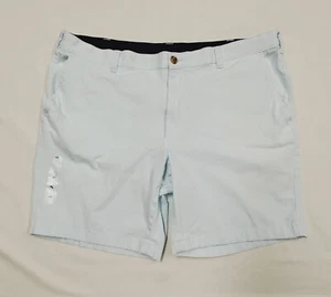 40 Club Room CHINO Eisschmelze hellblau STRETCH klassische Passform 9 Zoll Shorts 40 Zoll SPOTS - Bild 1 von 12