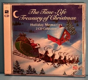 The Time-Life TREASURY OF CHRISTMAS: Holiday Memories OOP ~ 2-CD SET ~ 24 Tracks - Foto 1 di 8