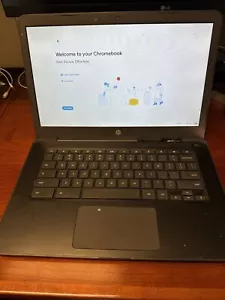 HP 14-db0023dx Chromebook 14" HD AMD A4-9120C 4GBRAM 32GB eMMC, Grey Poor Cond - Picture 1 of 5
