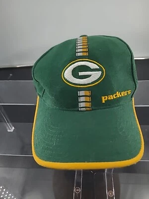 Gorra deportiva con logotipo de Green Bay Packers de colección NFL Pro Line ajustable rara Foto 1 de 4