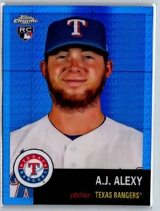 2022 BLUE REFRACTOR A.J. ALEXY RC TEXAS RANGERS #362 - Picture 1 of 2
