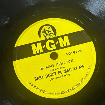 The Beale Street Boys Wedding Bells Baby Dont Be Mad 10” Shellac Jazz Rare Foto 1 de 4