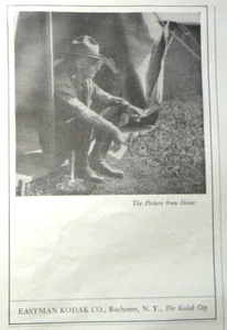 1918 Eastman Kodak Camera - Baker Shoes Magazine Print Ad vintage ephemera - Picture 1 of 3