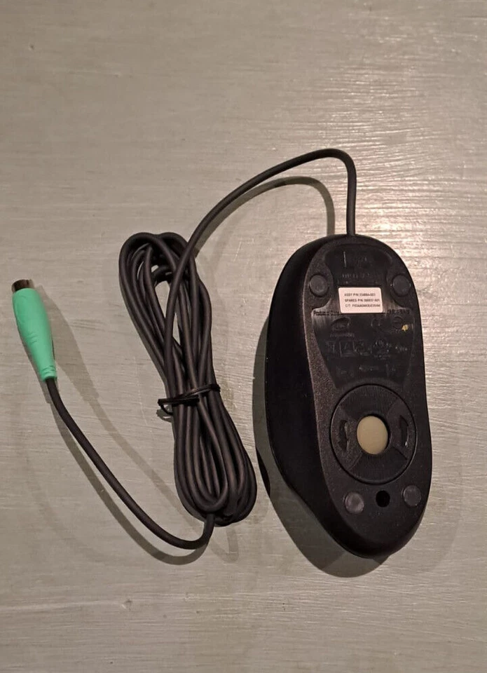 HP PS2 MAUS 417441-001 417966-001 M-SBF96 PS/2 optisch oder Kugel 3-Tasten - Bild 1 von 1