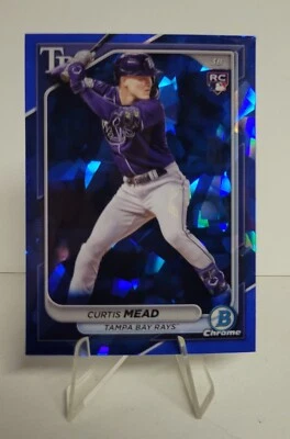 2024 Bowman Chrome Sapphire Edition - #49 Curtis Mead (RC) - Image 1 of 2