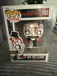 Funko Pop! Bloody Art The Clown - Terrifier #1592 With Protective Case - Picture 1 of 3
