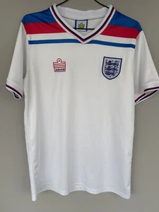 England Retro Replica 1980/1983 Away Admiral Shirt Jersey Kit Top Size M - Picture 1 of 3